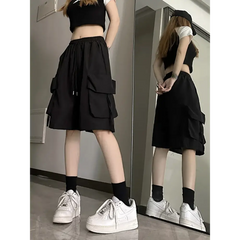 High waist y2k cargo shorts for women - Y2k Empire