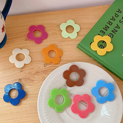 Indie aesthetic flower hair clips 4.2cm - Y2k Empire