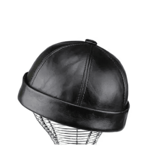 Leather y2k beanie: retro style with a modern twist - Y2k Empire