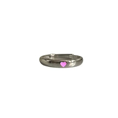 Luminous heart ring: glow in dark love - Y2k Empire