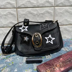 Metal star sparkle y2k shoulder bag - Y2k Empire