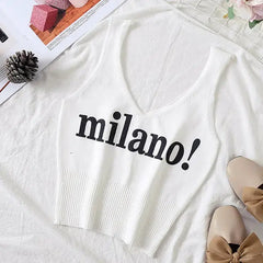 Milanese knitted top - Y2k Empire