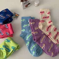 Neon crush ankle socks - Y2k Empire