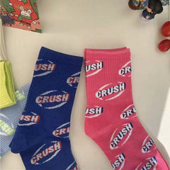 Neon crush ankle socks - Y2k Empire