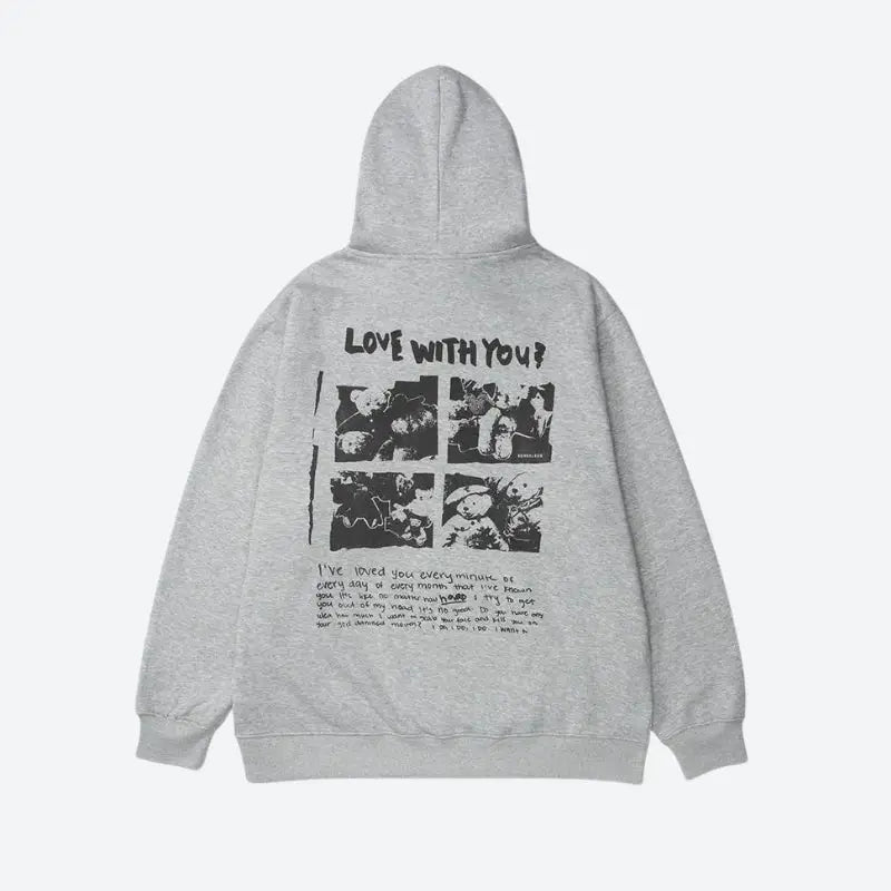 Nostalgic comic strip hoodie - Y2k Empire