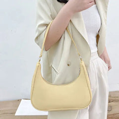 Nylon mini baguette shoulder bag 27 * 21 * 7 cm - Y2k Empire