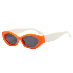 Oversized cat eye sunglasses with ombre lenses - Y2k Empire