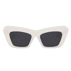 Oversized cat eye sunglasses with ombre lenses - Y2k Empire