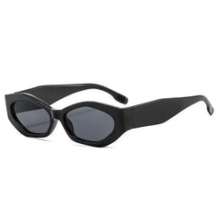 Oversized cat eye sunglasses with ombre lenses - Y2k Empire