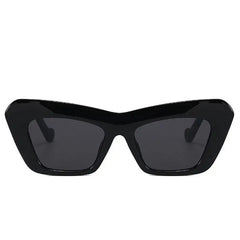 Oversized cat eye sunglasses with ombre lenses - Y2k Empire