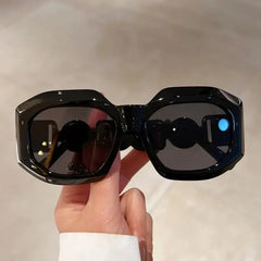 Oversized square sunglasses for statement style - Y2k Empire