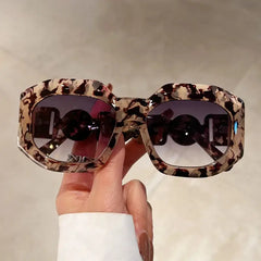 Oversized square sunglasses for statement style - Y2k Empire