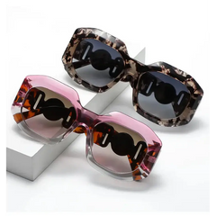 Oversized square sunglasses for statement style - Y2k Empire