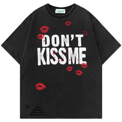 Oversized y2k don’t kiss met-shirt - Y2k Empire