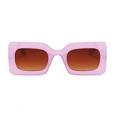 Pastel rectangular tinted sunglasses - Y2k Empire