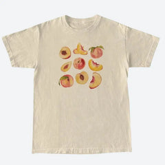 Peachy delight graphic tee - Y2k Empire