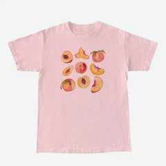 Peachy delight graphic tee - Y2k Empire