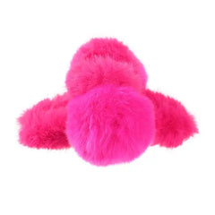 Pink fuzzy y2k hair claw 12cm - trendy hair accessory - Y2k Empire