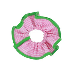 Plaid candy scrunchie for stylish hair - Y2k Empire