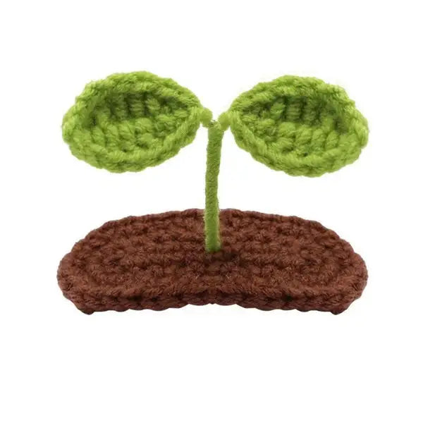 Plant mom crochet hair clip 6cm - Y2k Empire