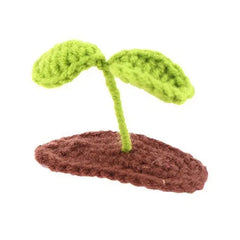 Plant mom crochet hair clip 6cm - Y2k Empire