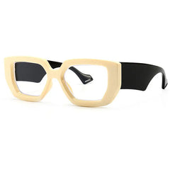 Plastic frame tinted sunglasses - Y2k Empire