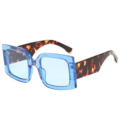 Plastic frame tinted sunglasses - Y2k Empire