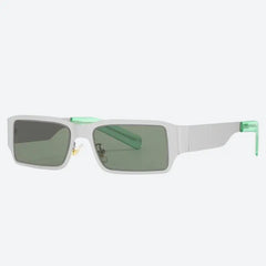 Rectangle cyberpunk sunglasses - Y2k Empire