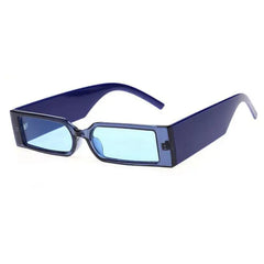 Rectangular tinted y2k sunglasses - Y2k Empire