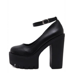 Retro chunky heel sandals - Y2k Empire