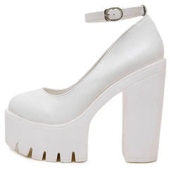 Retro chunky heel sandals - Y2k Empire