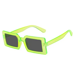 Retro oversized rectangular sunglasses - Y2k Empire