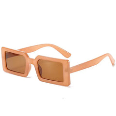 Retro oversized rectangular sunglasses - Y2k Empire