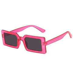 Retro oversized rectangular sunglasses - Y2k Empire