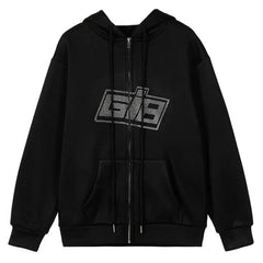 Retro rhinestone y2k hoodie - Y2k Empire