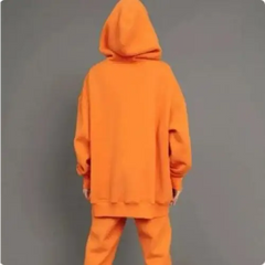 Retro y2k orange tracksuit set - Y2k Empire