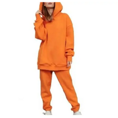 Retro y2k orange tracksuit set - Y2k Empire