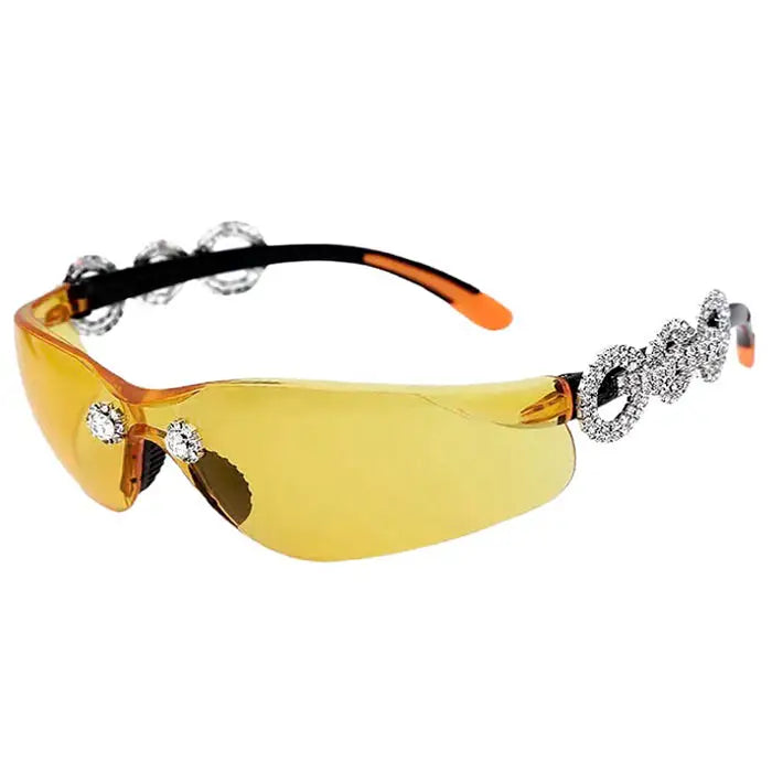 Rhinestone arm y2k sunglasses - Y2k Empire