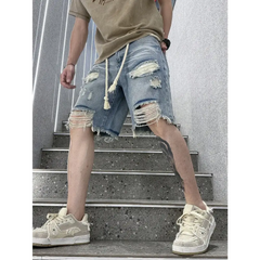 Ripped y2k men’s jorts - Y2k Empire