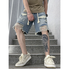 Ripped y2k men’s jorts - Y2k Empire