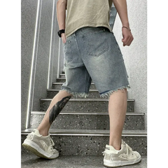 Ripped y2k men’s jorts - Y2k Empire