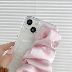 Silk scrunchie iphone case - Y2k Empire