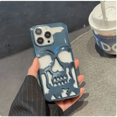 Skull motif y2k iphone case - Y2k Empire