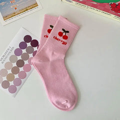 Socks galore: fruity, love-themed and playful set - Y2k Empire