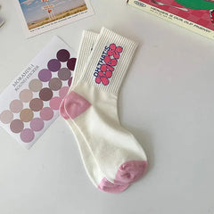 Socks galore: fruity, love-themed and playful set - Y2k Empire