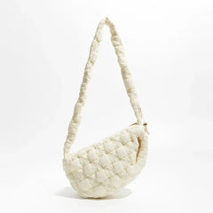 Soft ivory quilted bag - Y2k Empire