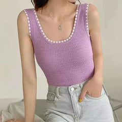 Soft knit top for casual elegance - Y2k Empire