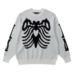 Spider pattern y2k sweater - Y2k Empire