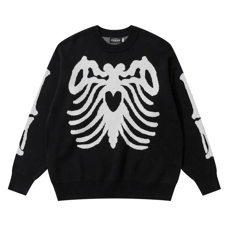 Spider pattern y2k sweater - Y2k Empire