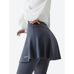 Sport leggings with integrated mini skirt - Y2k Empire